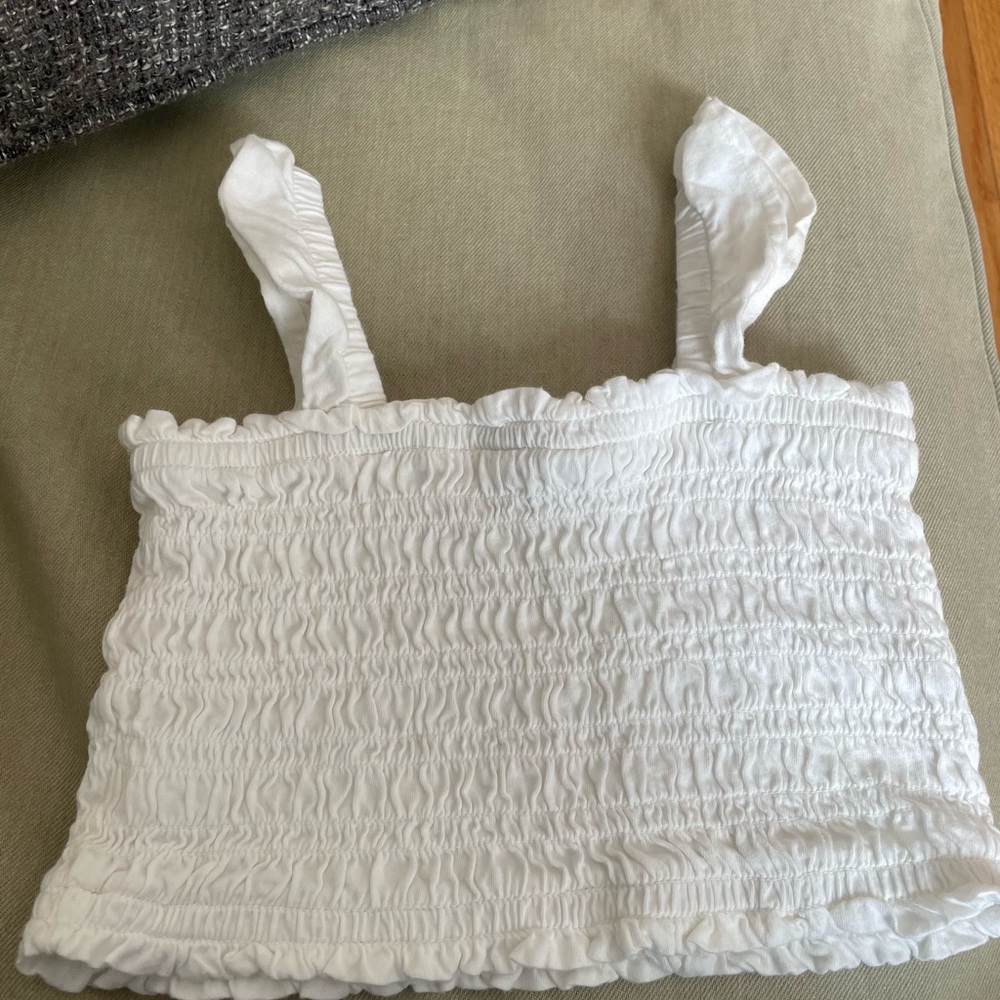 GAP Kids White Smocked Top